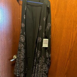 - Lula Roe elegant Joy with glitter roses NWT